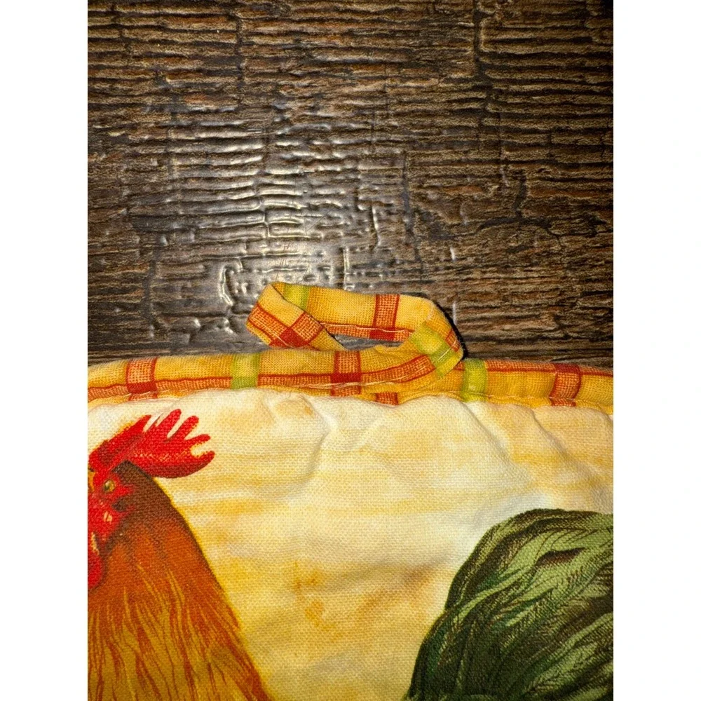 Rooster‎ Sunflower Oven Mitt and Pot Holder Set Farmhouse Kitchen Decor